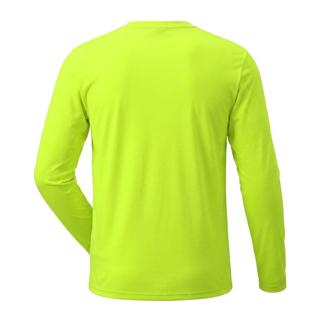 HW-Ace-pikkade-varrukatega-sark-Hi-Vis-kollane-tagant