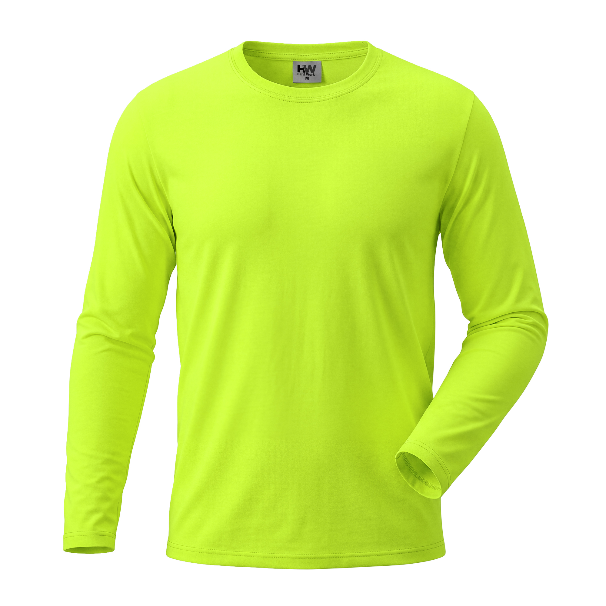 HW-Ace-pikkade-varrukatega-sark-Hi-Vis-kollane