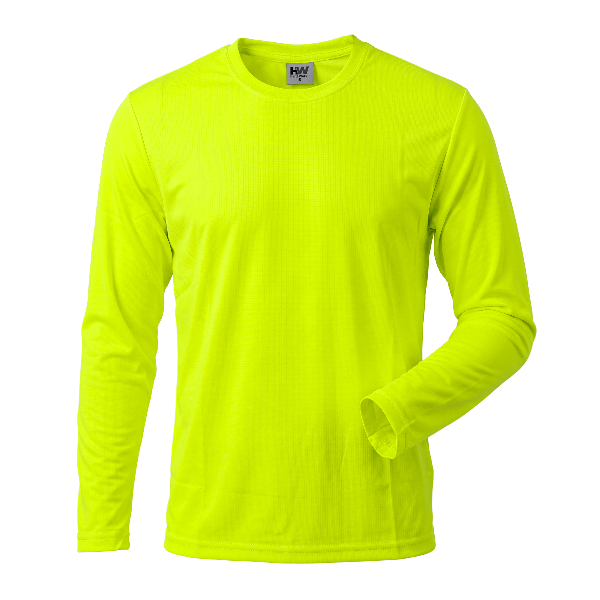 HW-Wild-pikkade-varrukatega-sark-Hi-Vis-kollane